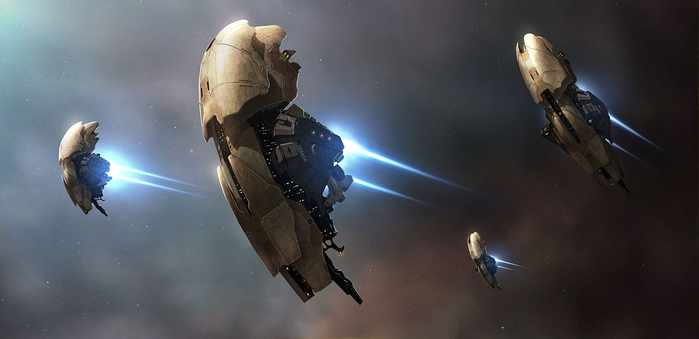art alexey space star spacecraft ships flight nebula