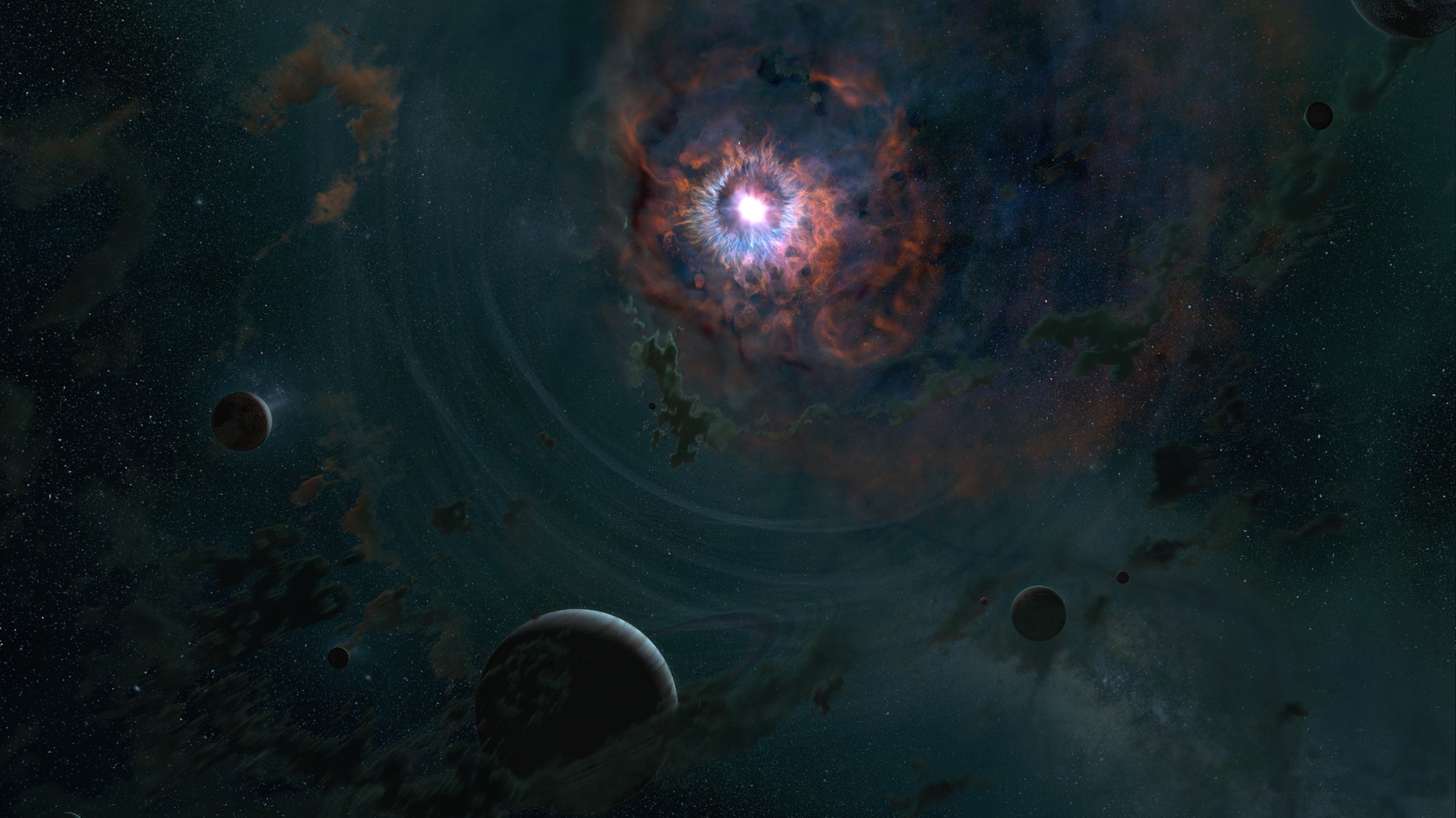 dernières affres numérique espace planètes étoiles