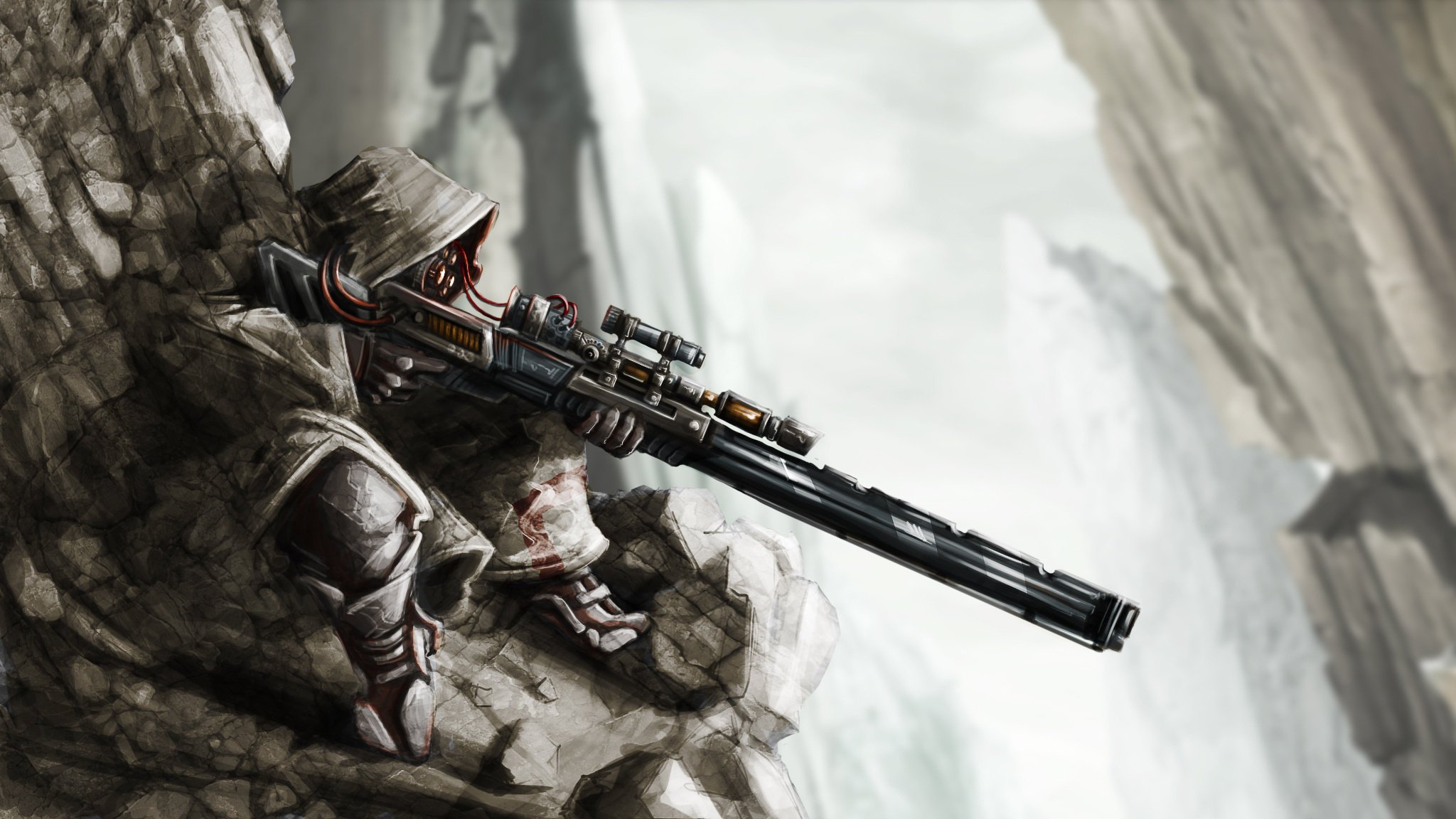 fusil art roches fils sniper capot sniper