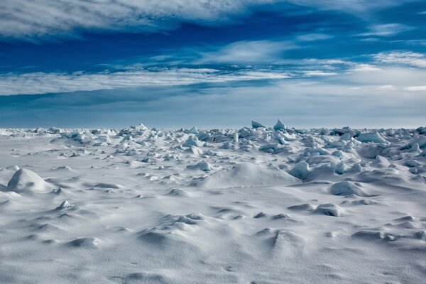 Norwegen, Arktische eisige Landschaft