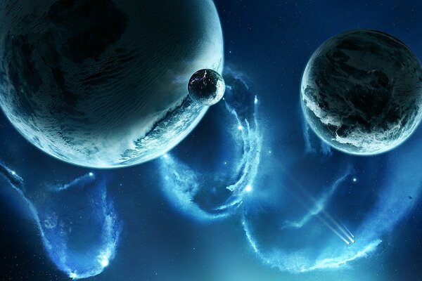 Diversi pianeti sono attratti l uno dall altro