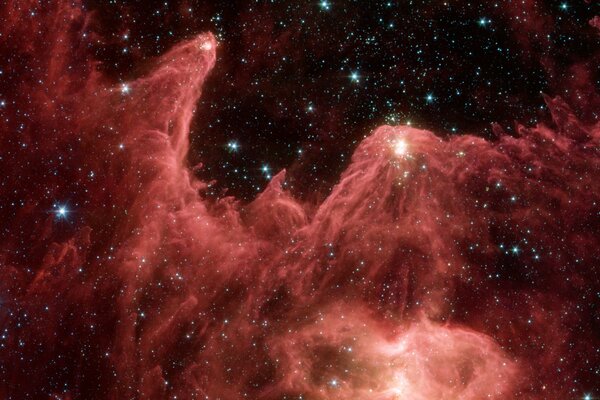 Nébuleuse dans la Constellation de Cassiopée SC 1848