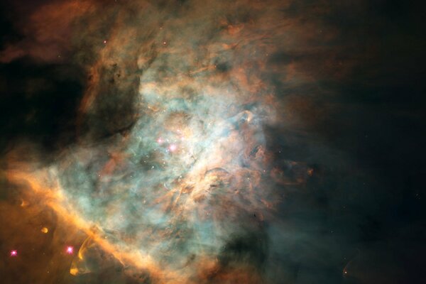 Colorful and mysterious Milky Way