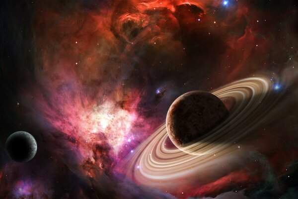 Un gioco stellare di abbagliamento nello spazio celeste