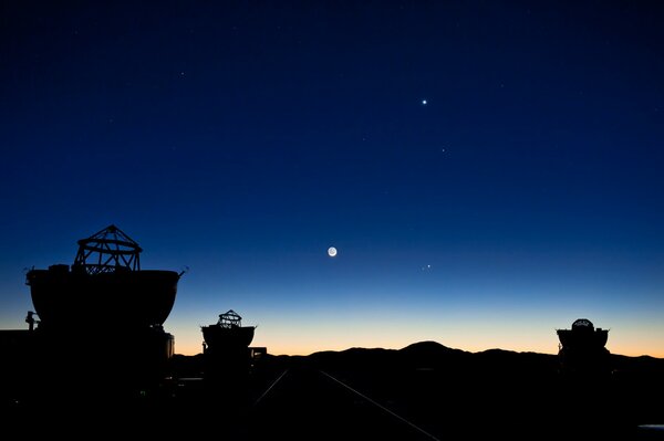 Telescopios observan el cielo estrellado