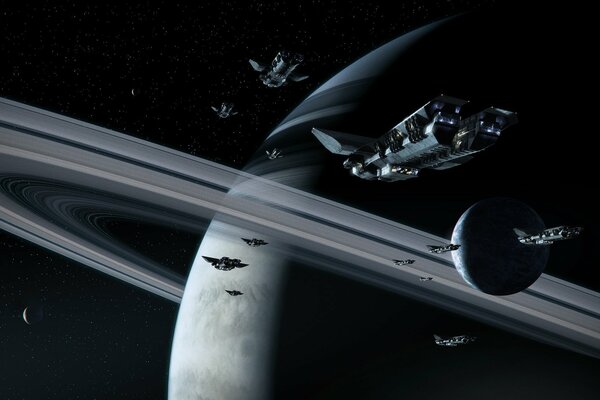 Spaceships are approaching the planet