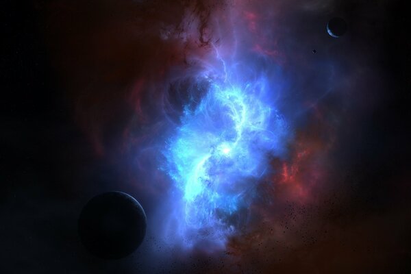 Lueur nébuleuse dans l univers cosmique