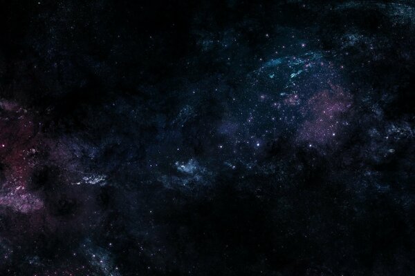 Wallpaper with the image of the Universe. Star cluster, nebula, infinity