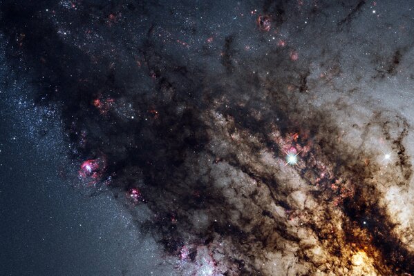 Spazio del cosmo e della galassia di centauri