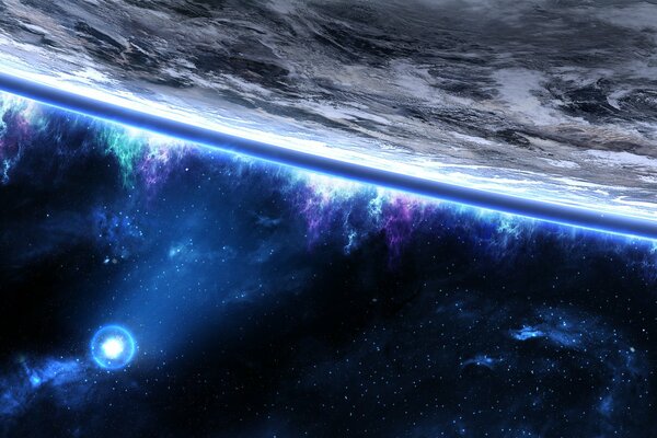 Ein faszinierender Blick aus dem mysteriösen Kosmos