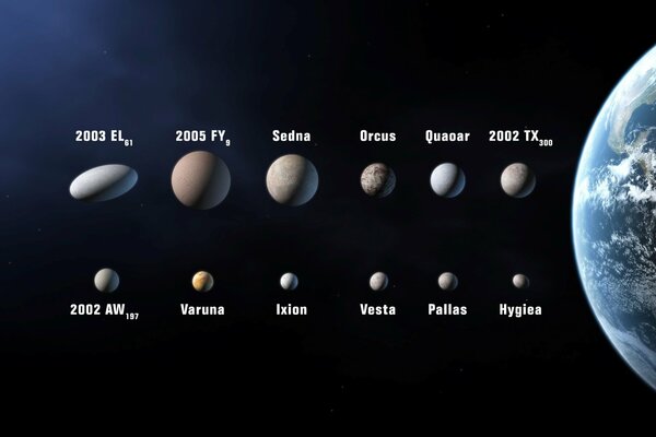 Planète terre avec des astéroïdes vue de l espace