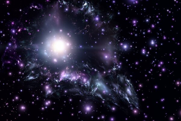 Imagen de una galaxia en el universo