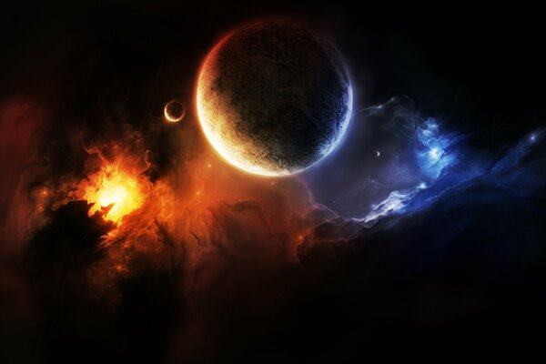 La nebulosa in fiamme attira l epicentro del pianeta