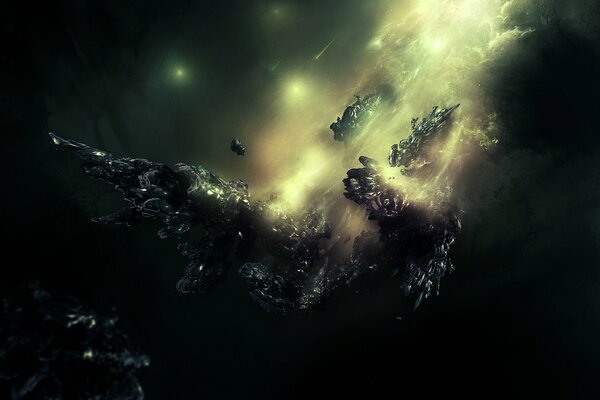 Cosmic catastrophe in stellar space