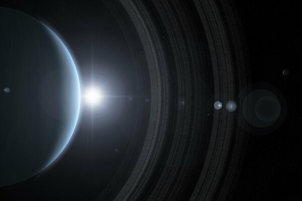 Anneaux du géant gazier Saturne