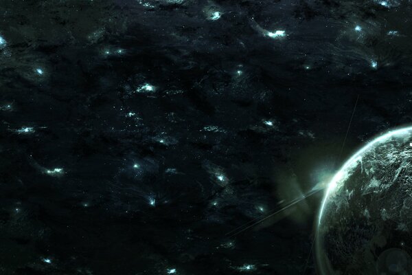 Luz Galáctica interdimensional de las estrellas