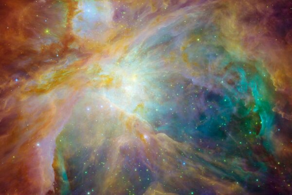 Nebulosa de Orión en el espacio exterior