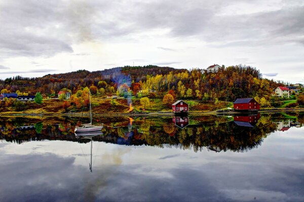Nordnorwegen Flusslandschaft