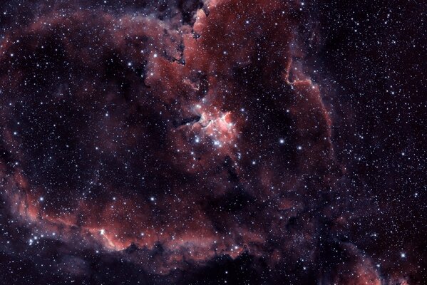 Nebulosa cuore rosa IC 1805
