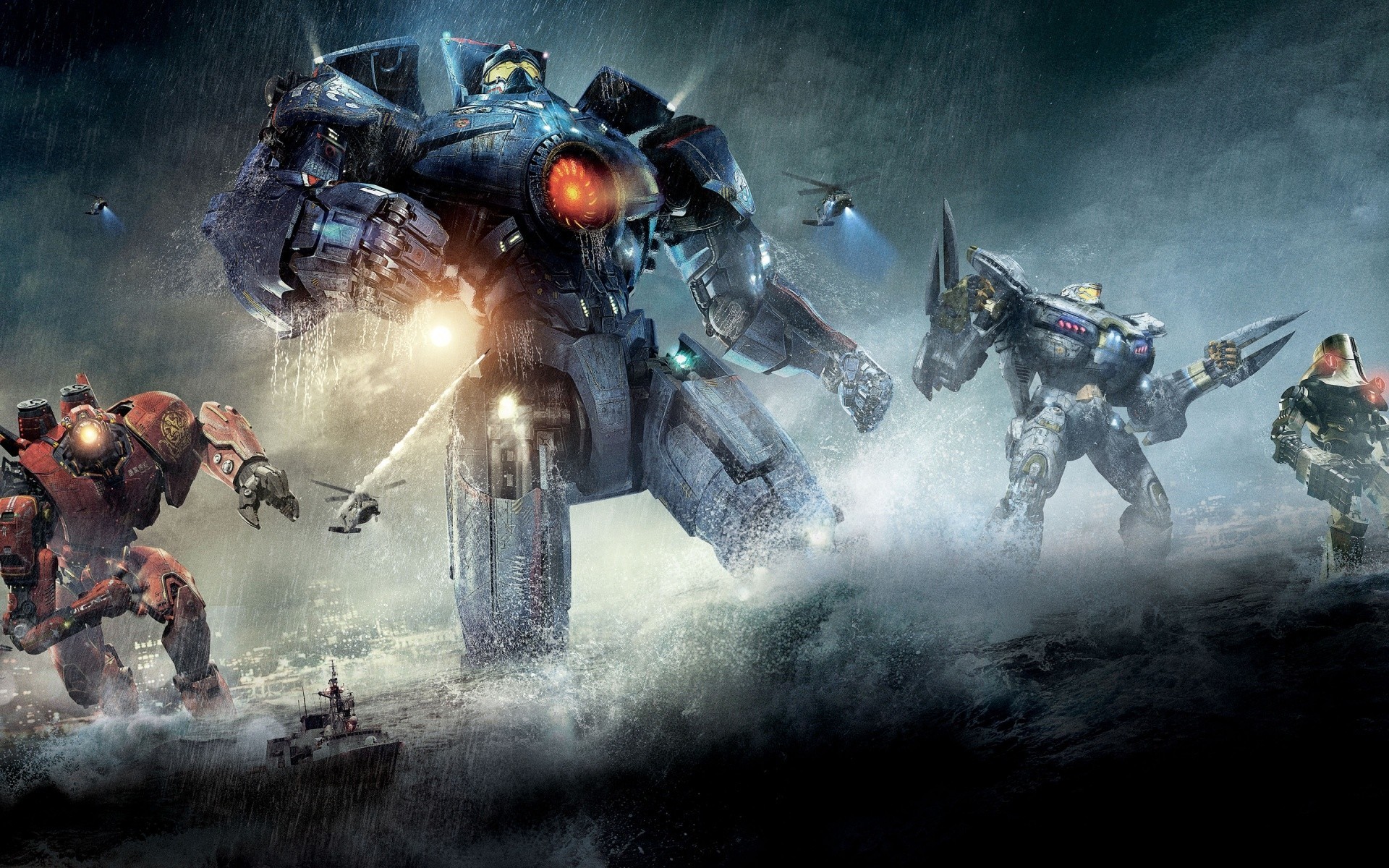 azione avventura pacific rim robot fantascienza grafica