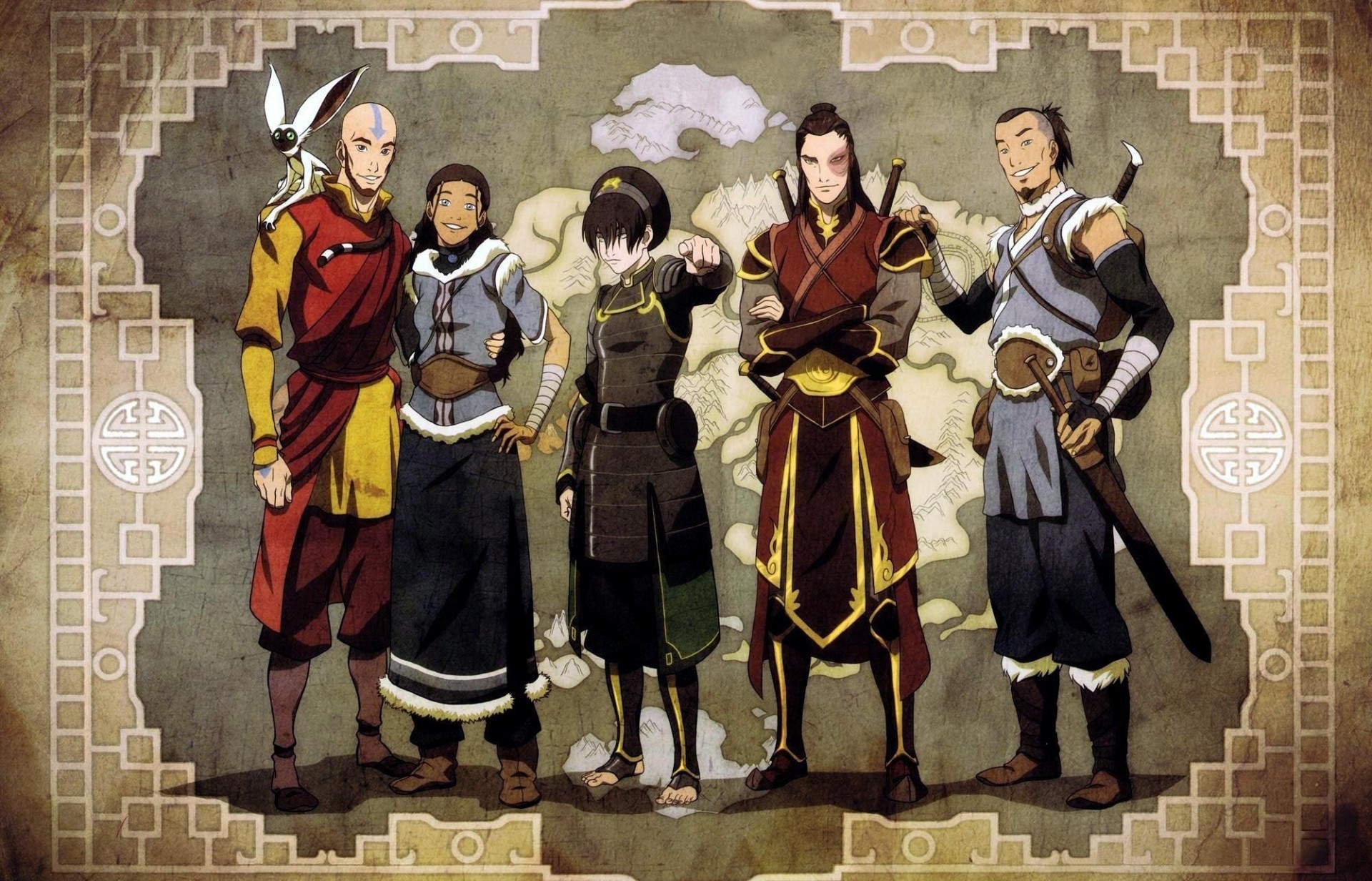 zuko avatar saft toph katar aang