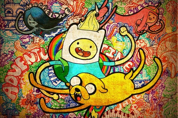 Jake y fin de la película Adventure Time .