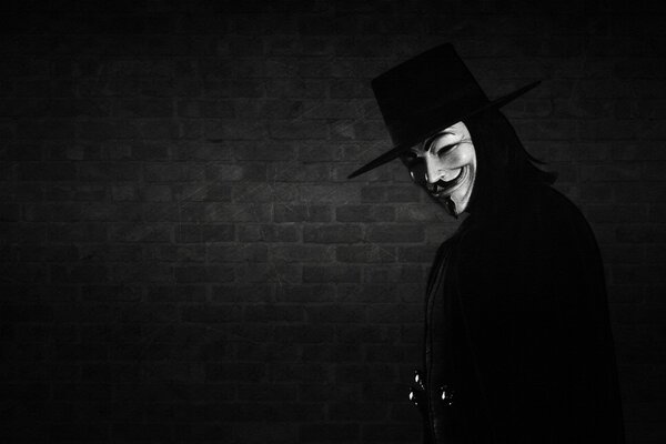 Le masque d Anonymus du film V signifie Vendetta