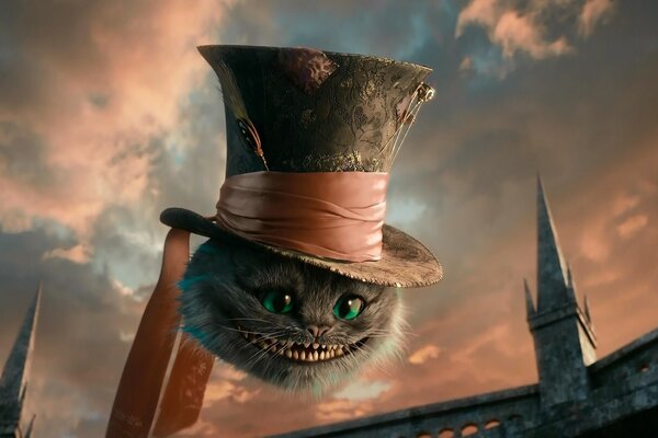 The Cat from Alice in Wonderland head