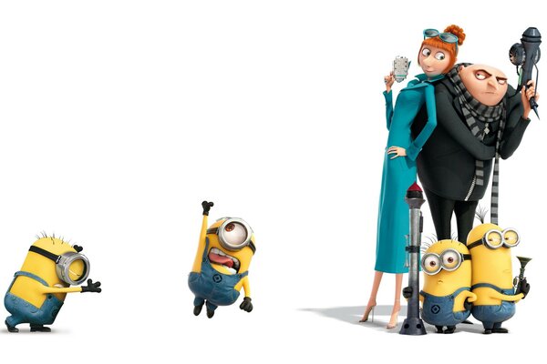 Moche moi trois. Minions GRU