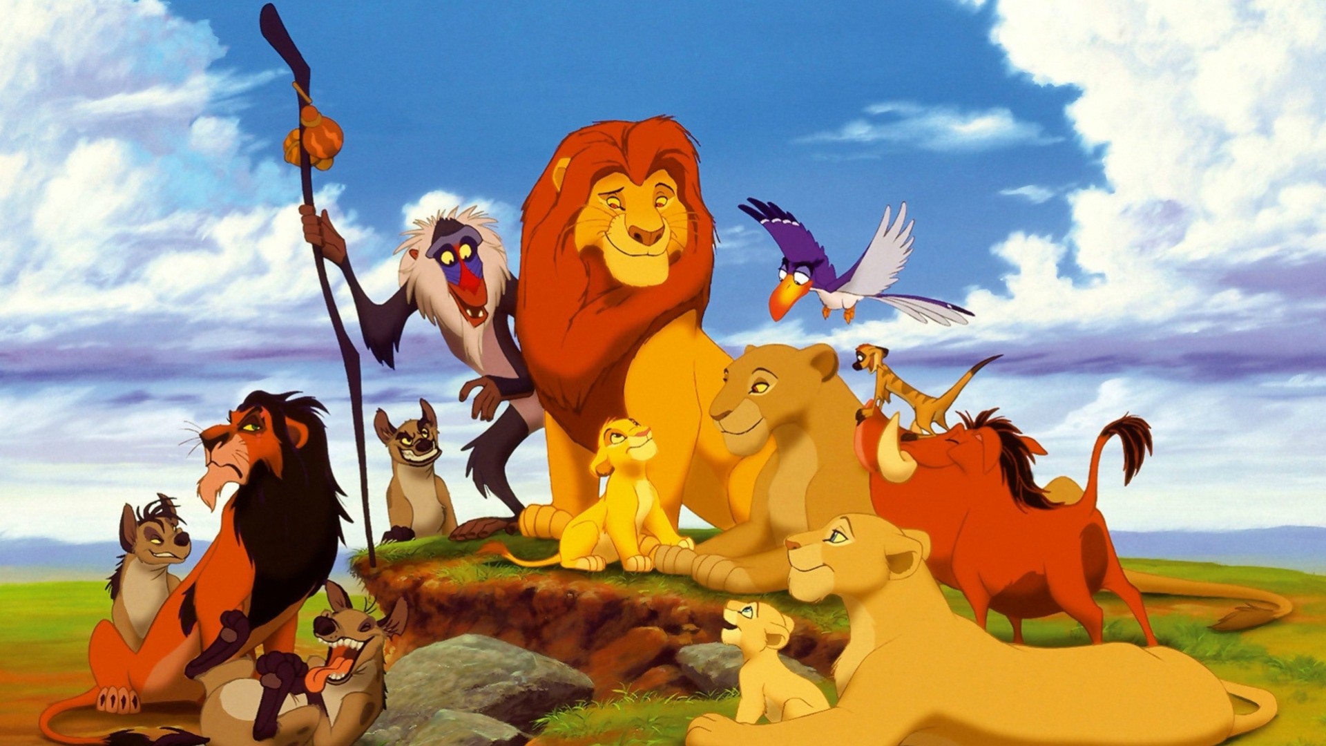 hyena monkey simba cumin lion king pumbaa nala timon and pumbaa