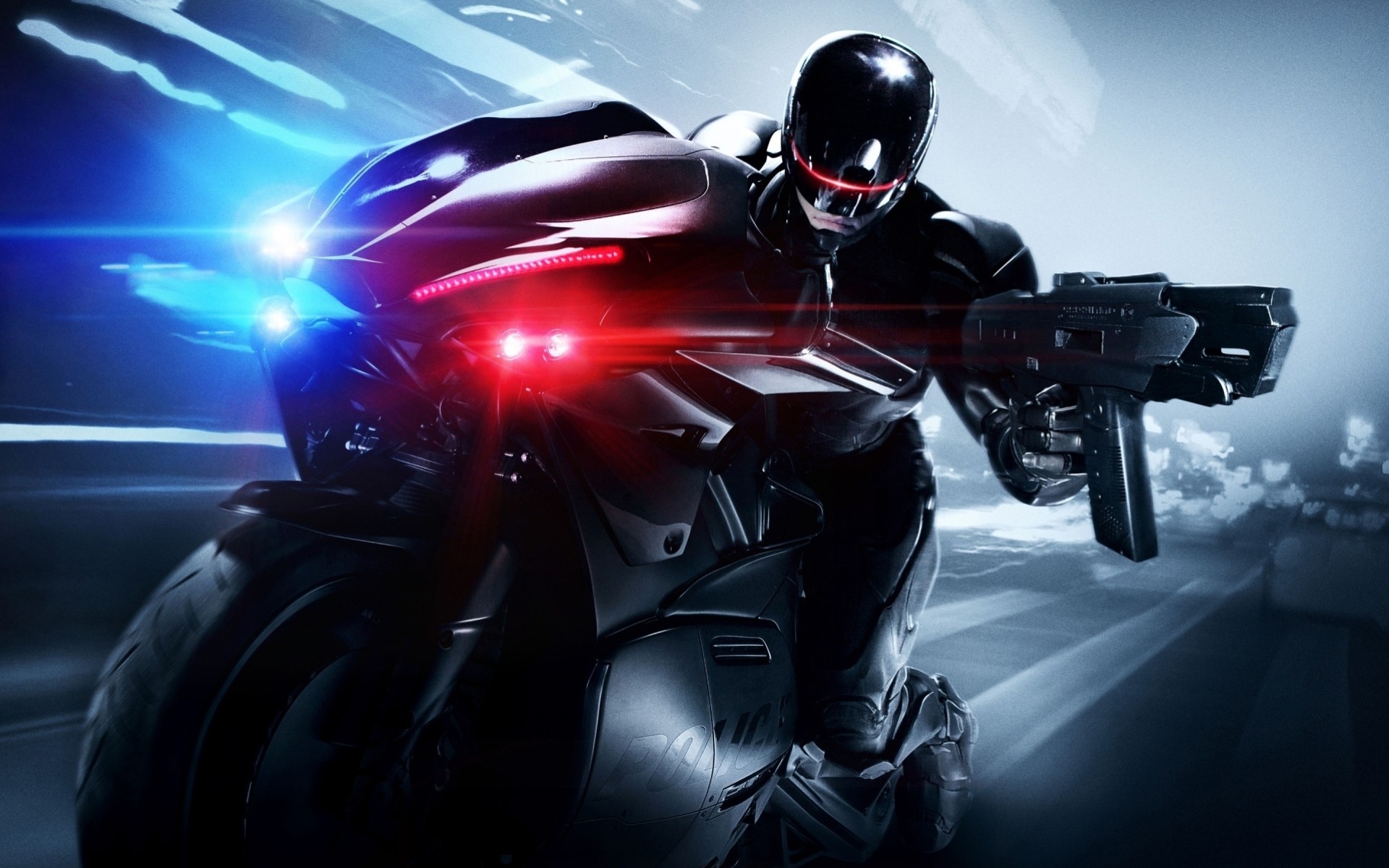 armas acción motocicletas movimiento robocop bombardero ficción