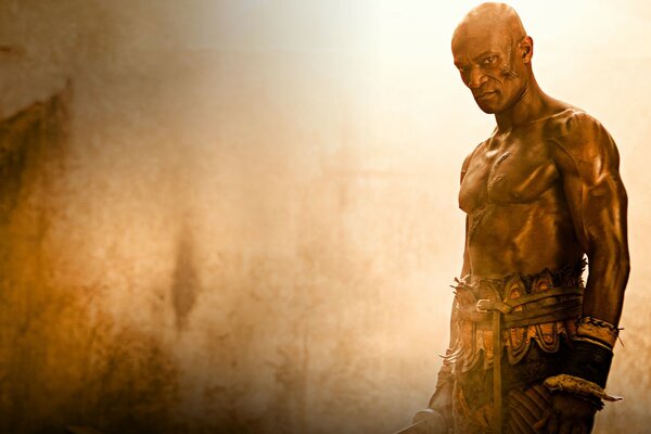 Gladiator aus Spartacus Blut und Sand