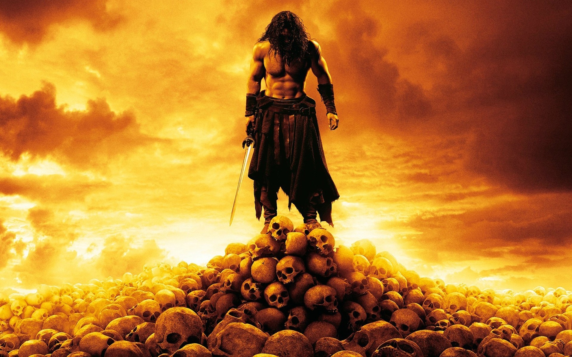 warrior skull conan the barbarian fantasy battle