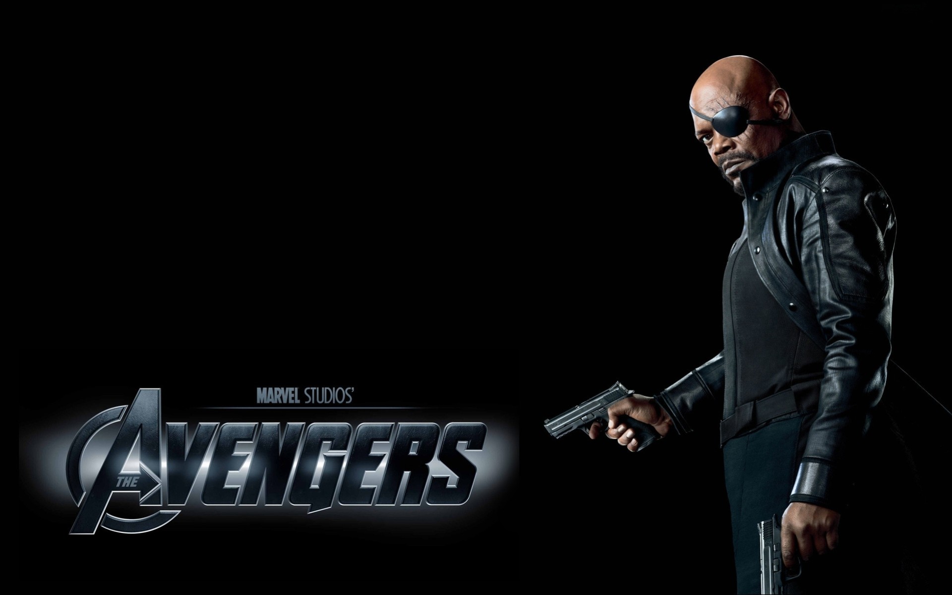 super-héros lettrage fond noir bandes dessinées graphiques 3d nick fury