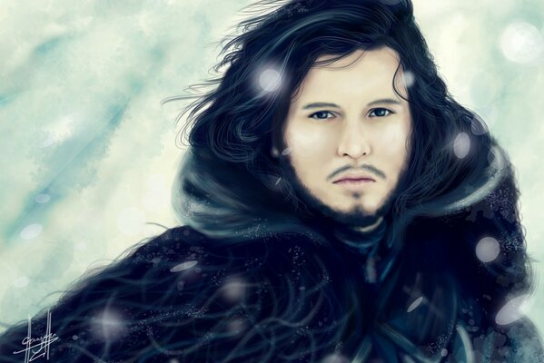 Fan art Jon Snow gra