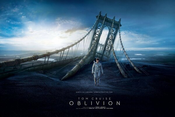 Cartel de la película Oblivion con Tom Cruise