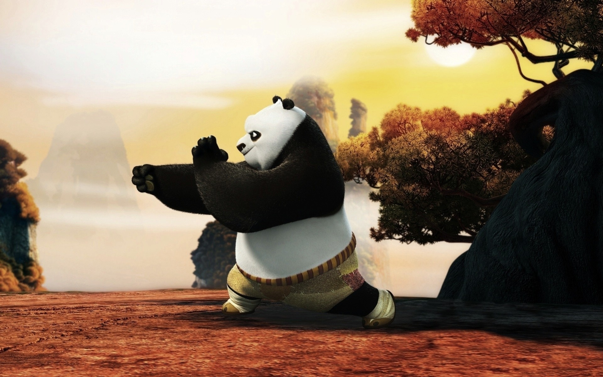 dessin animé kung fu panda panda po