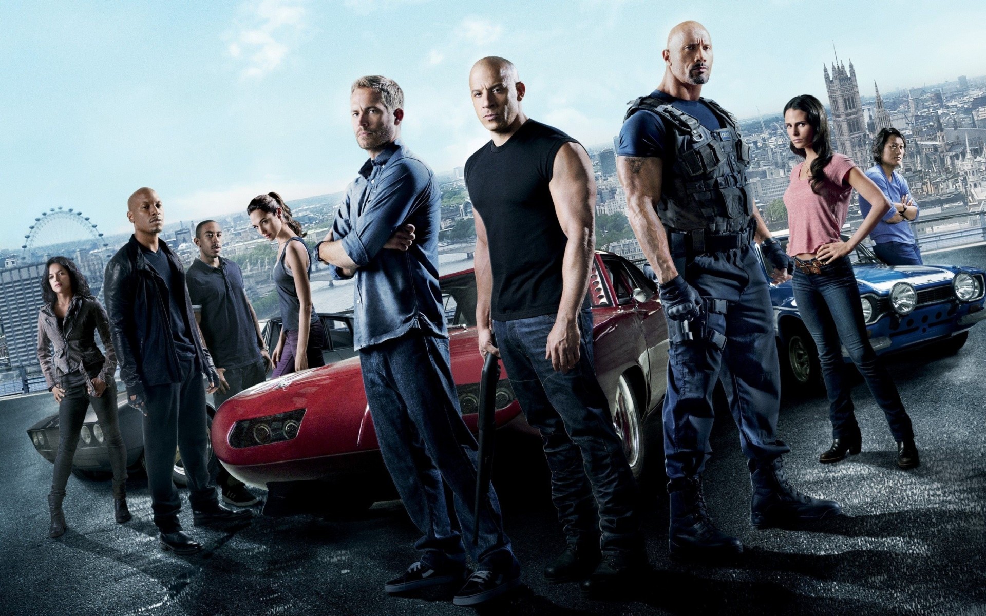 vin diesel 2013 dwayne johnson paul walker película acción