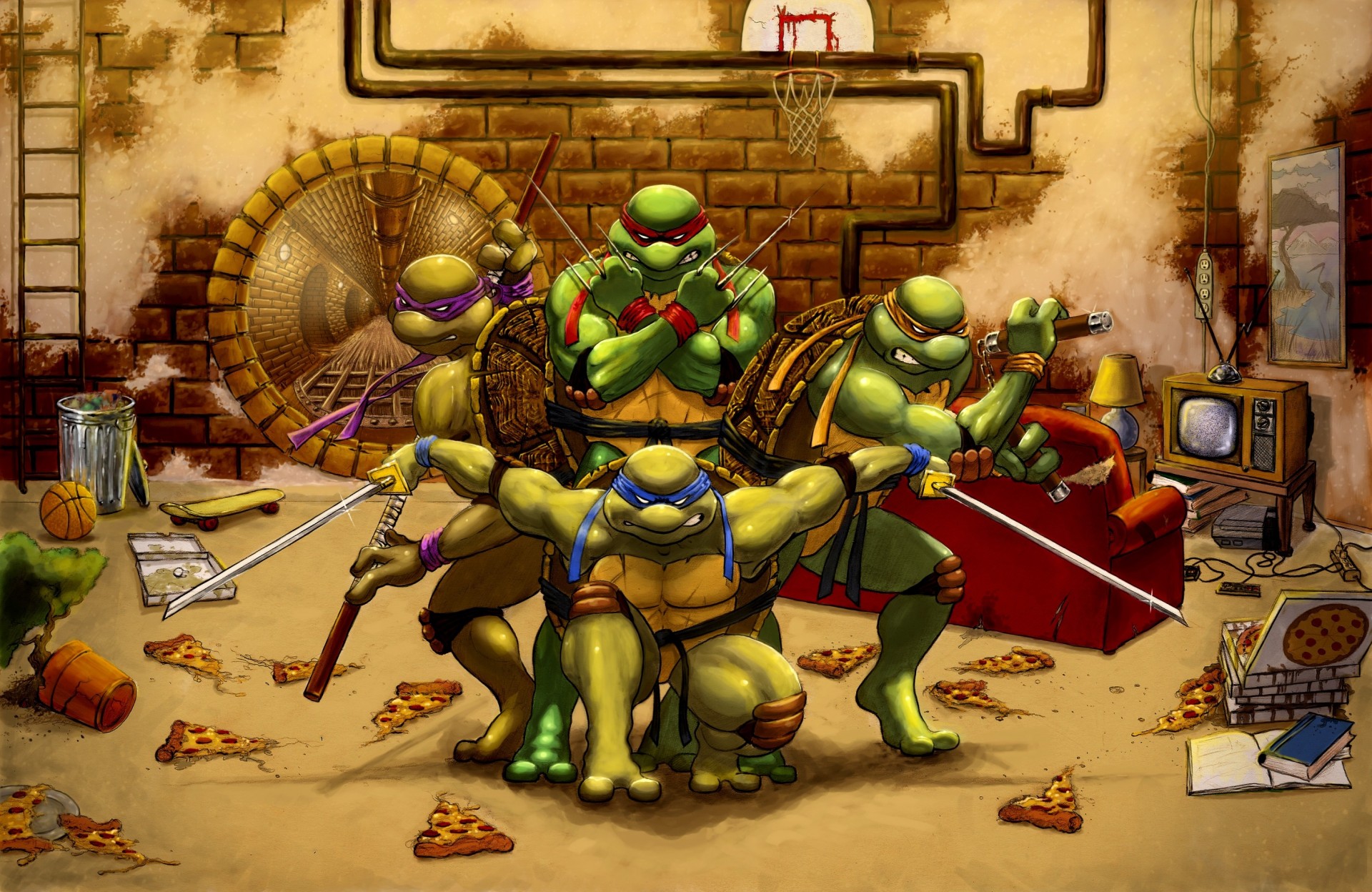 leonardo teenage mutant ninja turtles michelangelo donatello raffaello