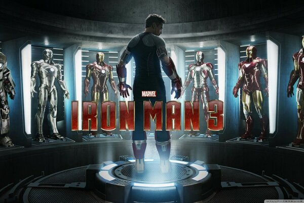 Superhelden-Bild aus dem Film Iron Man drei