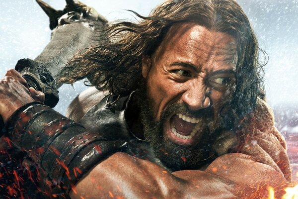 Dwayne Johnson nel ruolo di Hercules