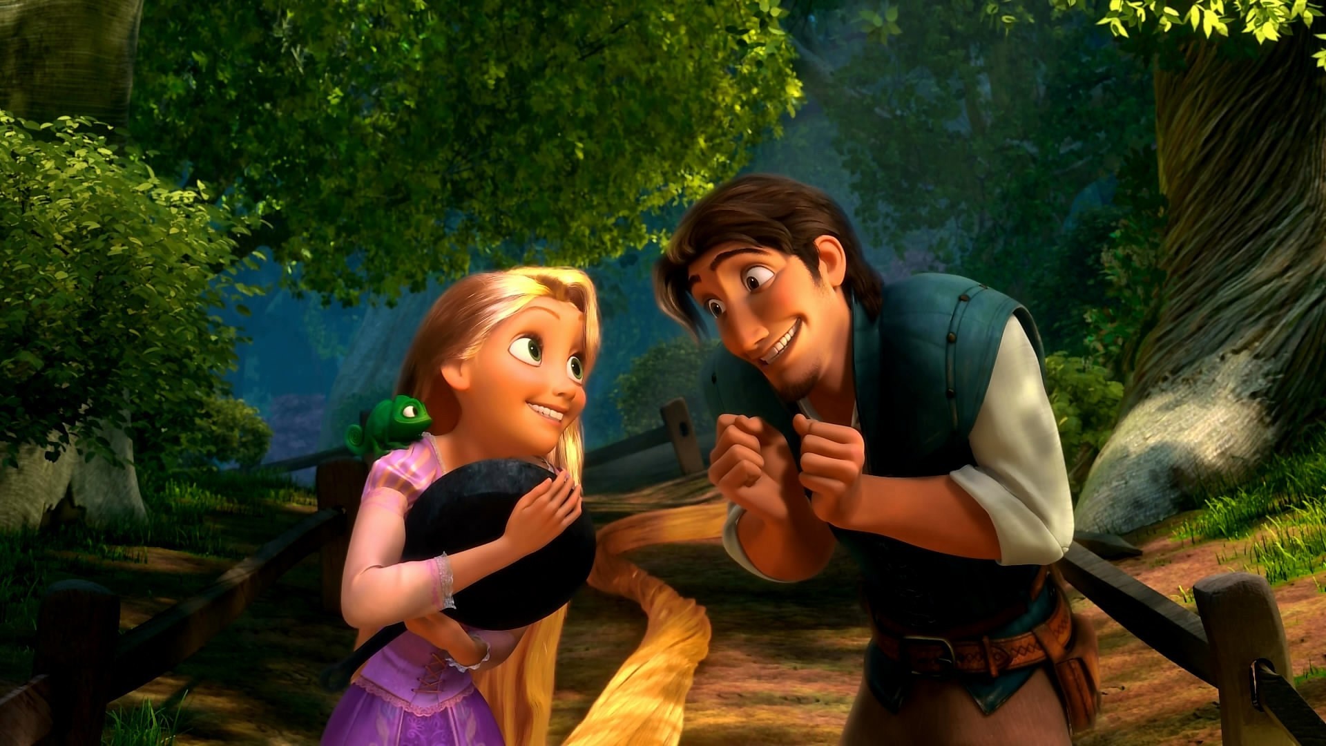 flynn ryder rapunzel cabello historia enredada de rapunzel