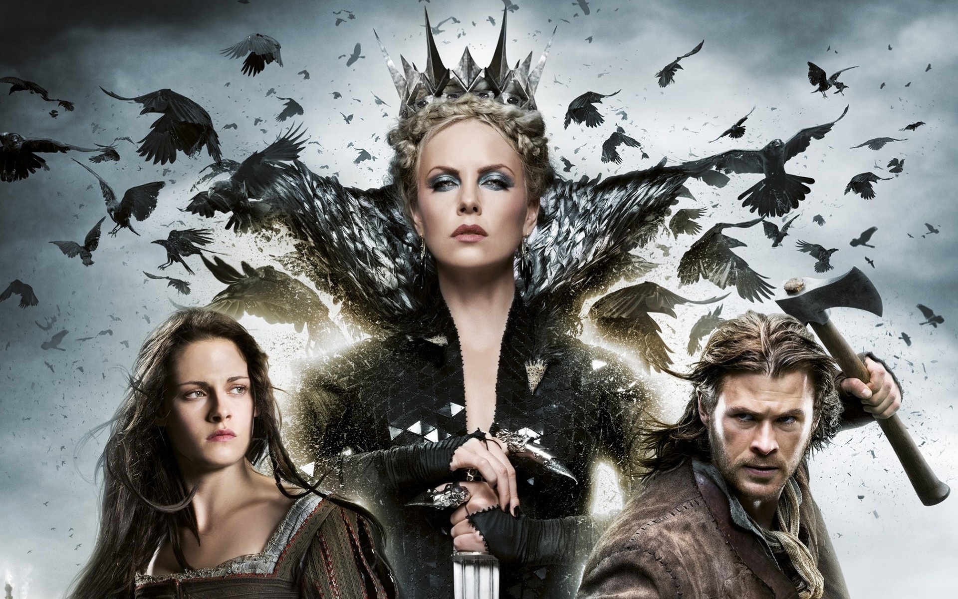 celebridades actrices charlize theron chris hemsworth blancanieves y el cazador fantasías kristen stewart