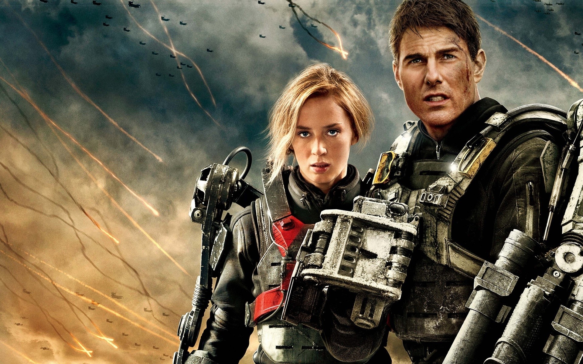 armes bataille action vue emily blunt le visage du futur fiction tom cruise