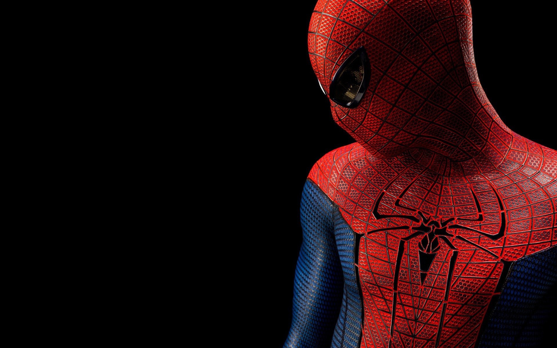 fondo negro superhéroes gráficos 3d spider-man