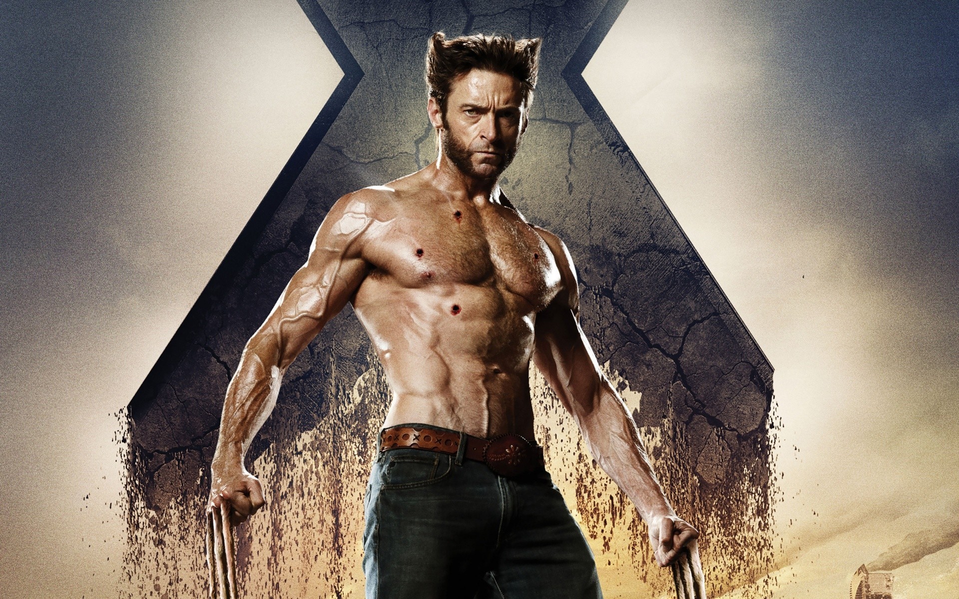 gwiazdy hugh jackman widok wolverine x-men marvel superbohaterowie dni przyszłej przeszłości aktorzy