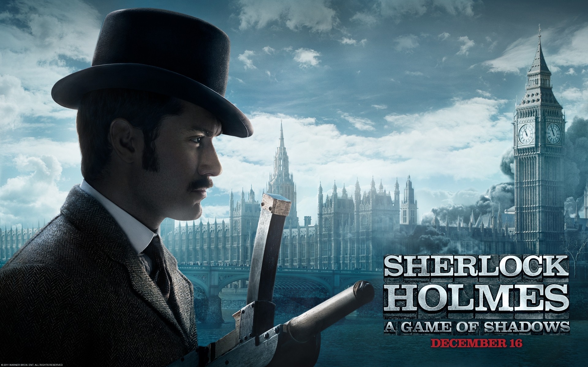 hombre jude law sherlock holmes sherlock película