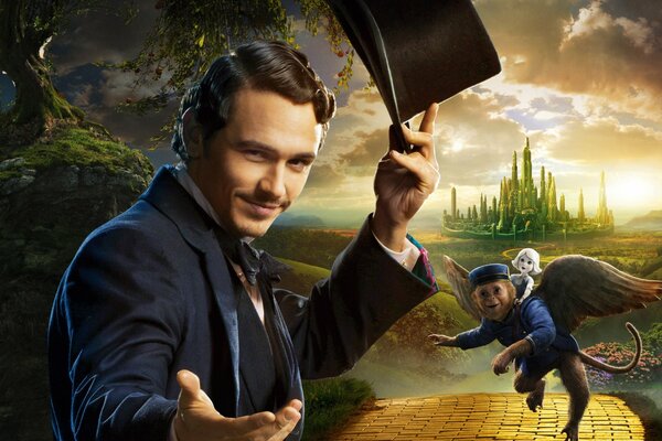 An adventure film about monkeys. James Franco