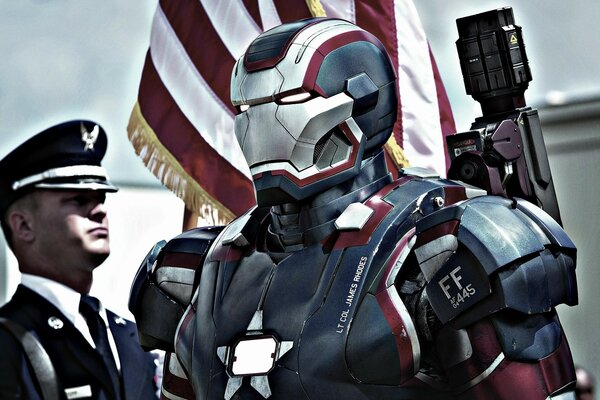 Iron Man is also a patriot