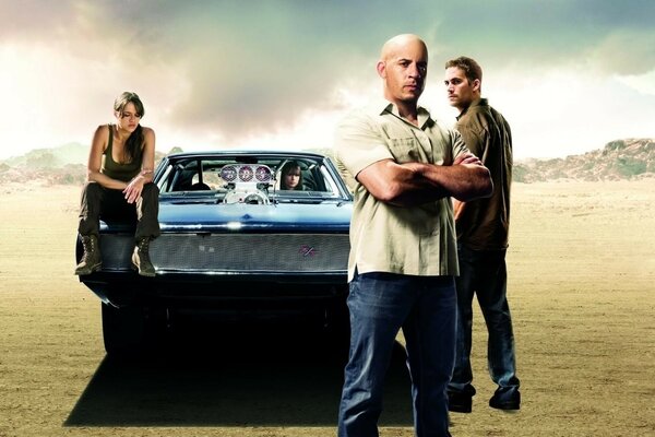 Plakat filmowy z Vin Diesel